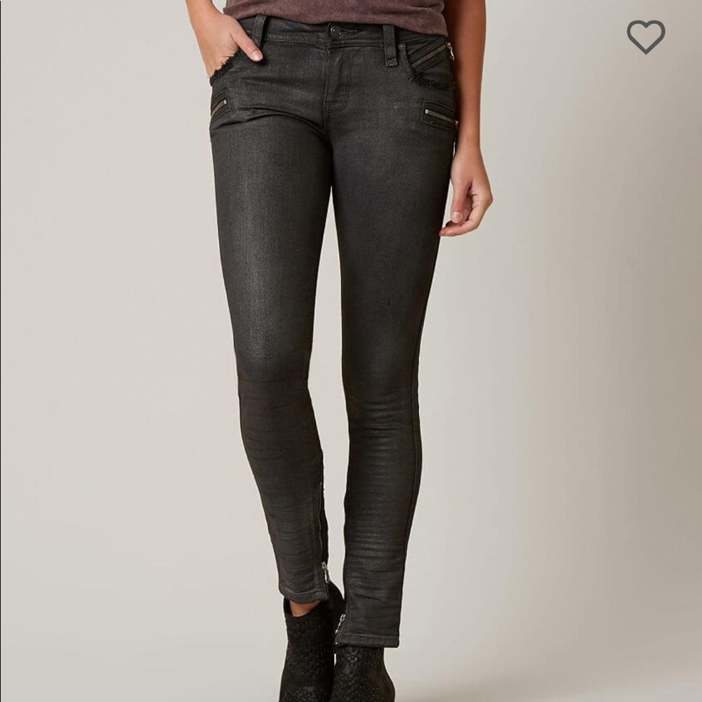 SOLD❗️ROCK REVIVAL Moto Camille jet black size 27 - Picture 2 of 8